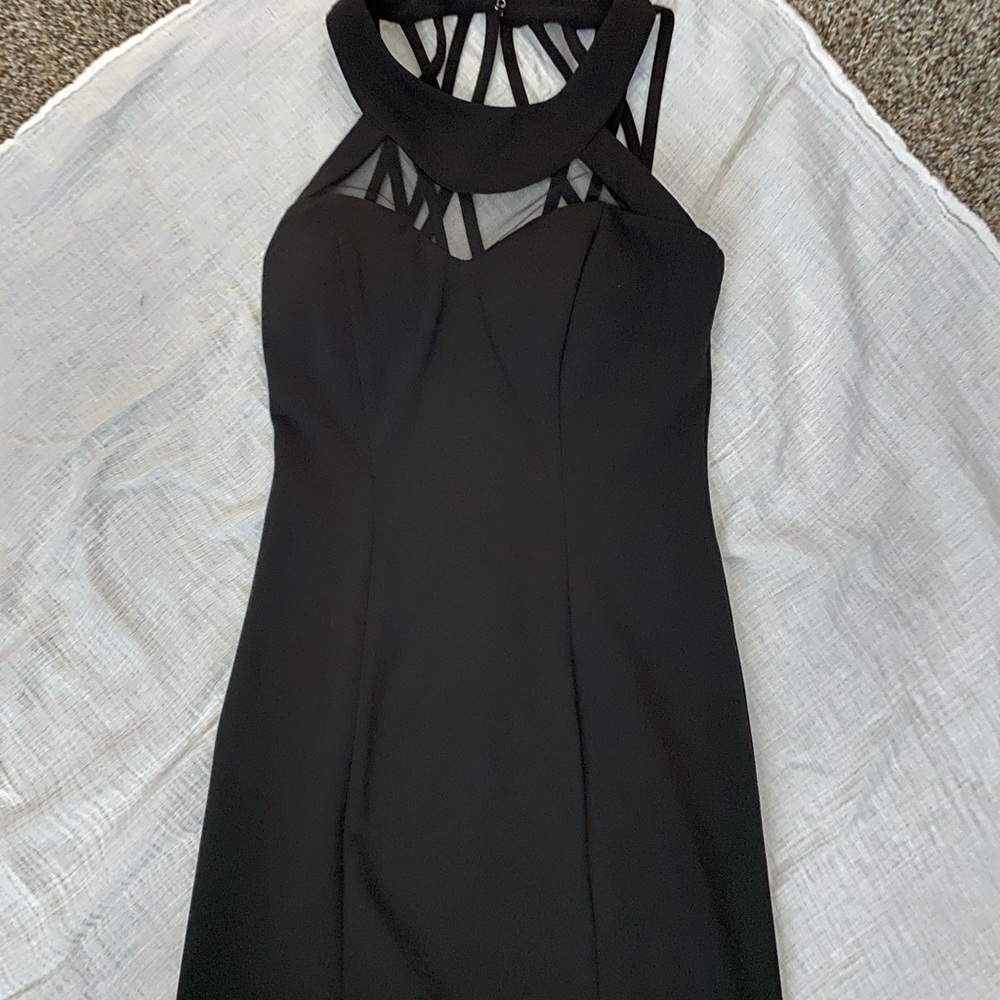 Black cocktail dress